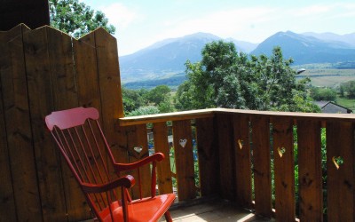 Jardin chaise en bois