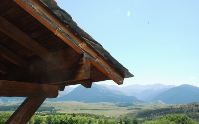 Jardin vue sur le Canigou