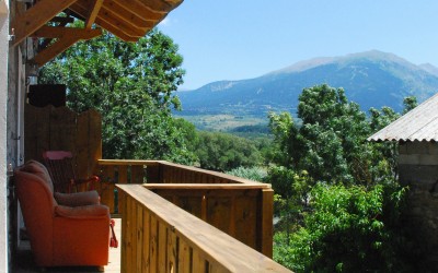 Jardin fauteuil et vue